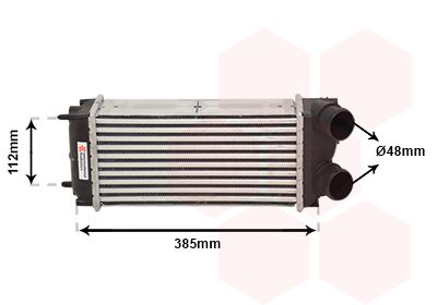 VAN WEZEL Kompressoriõhu radiaator 40004299
